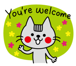 CATS & PEACE 2 -English version- sticker #10443491