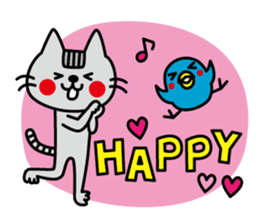 CATS & PEACE 2 -English version- sticker #10443496