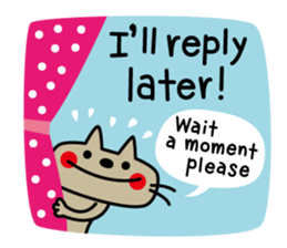 CATS & PEACE 2 -English version- sticker #10443499