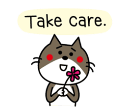 CATS & PEACE 2 -English version- sticker #10443508