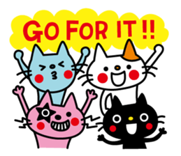 CATS & PEACE 2 -English version- sticker #10443516