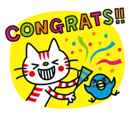 CATS & PEACE 2 -English version- sticker #10443519