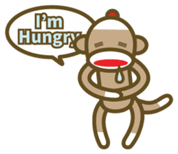 Mr Sock Monkey's Happy life 2 sticker #10443710