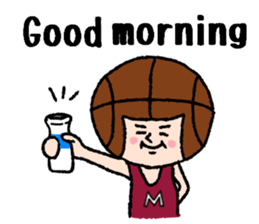 Daily life of Mr. basketball sticker #10444480