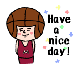 Daily life of Mr. basketball sticker #10444482