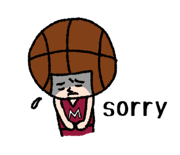 Daily life of Mr. basketball sticker #10444485