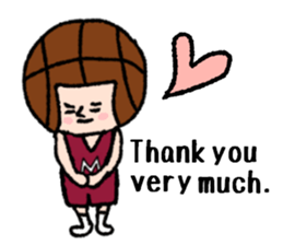 Daily life of Mr. basketball sticker #10444486