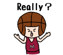 Daily life of Mr. basketball sticker #10444489