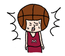 Daily life of Mr. basketball sticker #10444490