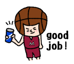 Daily life of Mr. basketball sticker #10444491