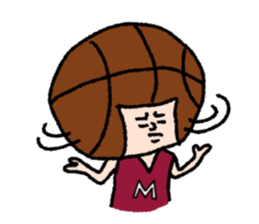 Daily life of Mr. basketball sticker #10444494
