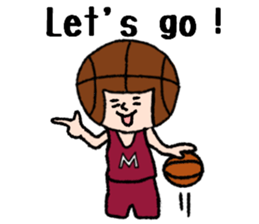 Daily life of Mr. basketball sticker #10444504
