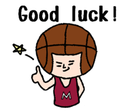 Daily life of Mr. basketball sticker #10444505