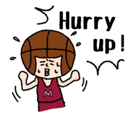 Daily life of Mr. basketball sticker #10444508
