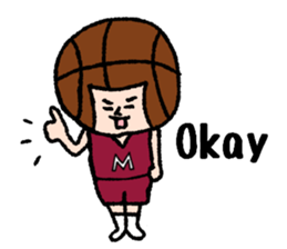 Daily life of Mr. basketball sticker #10444509