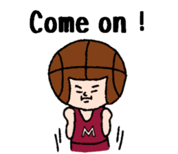 Daily life of Mr. basketball sticker #10444510