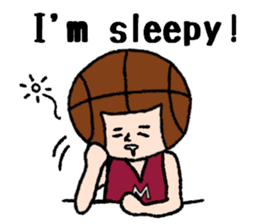 Daily life of Mr. basketball sticker #10444512