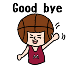 Daily life of Mr. basketball sticker #10444514