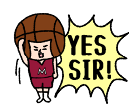 Daily life of Mr. basketball sticker #10444518