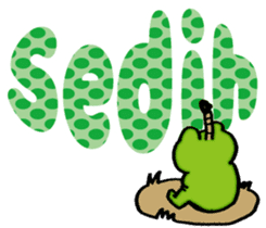 Easy Indonesian language (frog samurai) sticker #10444718