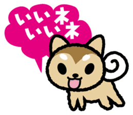 japanese Dog-Shiba Wanko sticker #10444920