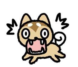 japanese Dog-Shiba Wanko sticker #10444948