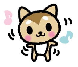japanese Dog-Shiba Wanko sticker #10444955