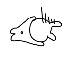 The unmotivated transparent rabbit sticker #10445513