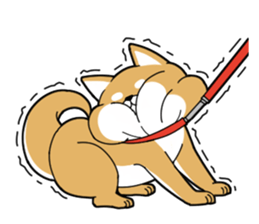 DAME SHIBA2 sticker #10446159