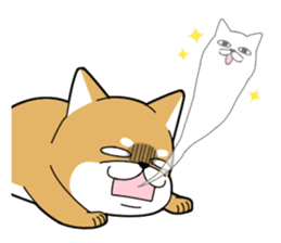 DAME SHIBA2 sticker #10446183