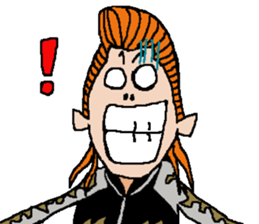 Chivalrous spirit 3 sticker #10446233