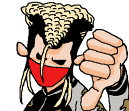 Chivalrous spirit 3 sticker #10446253