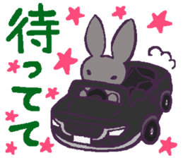 I am simply one hell of a rabbit sticker #10446837