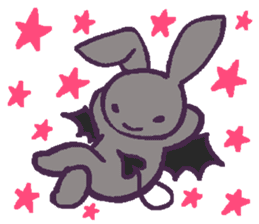 I am simply one hell of a rabbit sticker #10446866