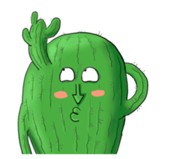 cool cactus sticker #10447313