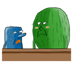 cool cactus sticker #10447315
