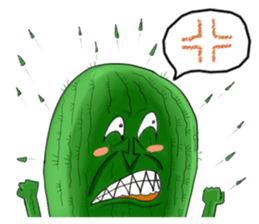 cool cactus sticker #10447316