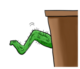 cool cactus sticker #10447321