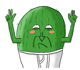 cool cactus sticker #10447322