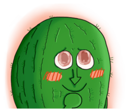 cool cactus sticker #10447325