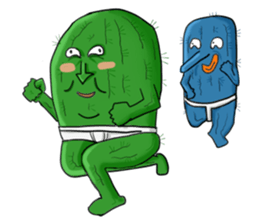 cool cactus sticker #10447326
