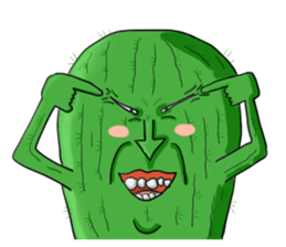 cool cactus sticker #10447327