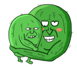 cool cactus sticker #10447328