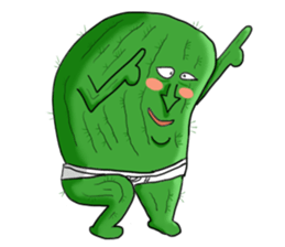 cool cactus sticker #10447330