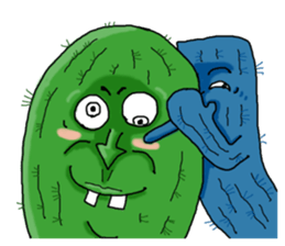 cool cactus sticker #10447334