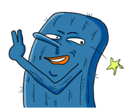 cool cactus sticker #10447335