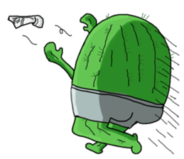 cool cactus sticker #10447336
