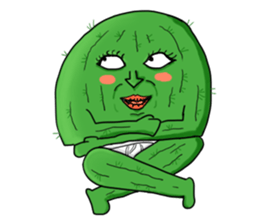 cool cactus sticker #10447338