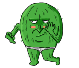 cool cactus sticker #10447340
