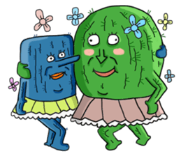 cool cactus sticker #10447347